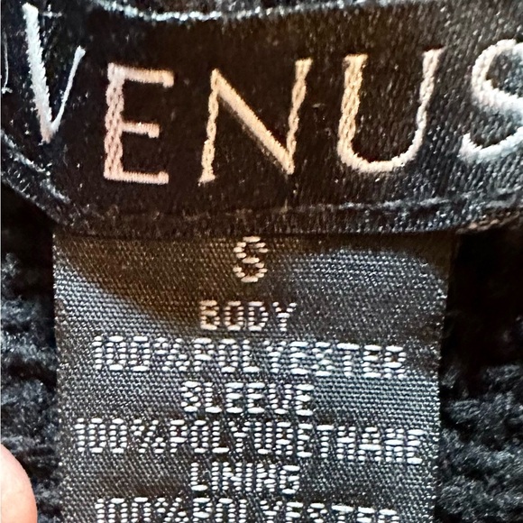 Venus size small tweed faux leather jacket - Picture 8 of 8